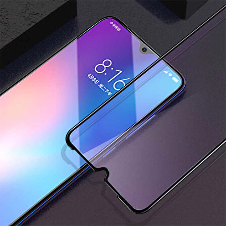 Xiaomi Redmi Note 8 Pro Uyumlu Kenarları Kırılmaya Dayanıklı Cam Ekran Koruyucu