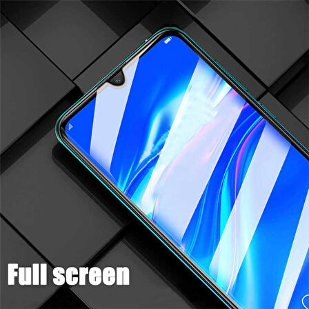 Oppo A5 2020 Uyumlu Kenarları Kırılmaya Dayanıklı Cam Ekran Koruyucu