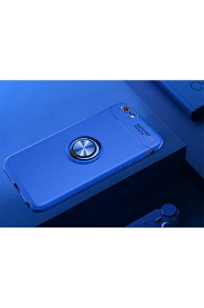 Apple iPhone 6 Plus Uyumlu Kılıf Ravel Silikon Kapak Mavi