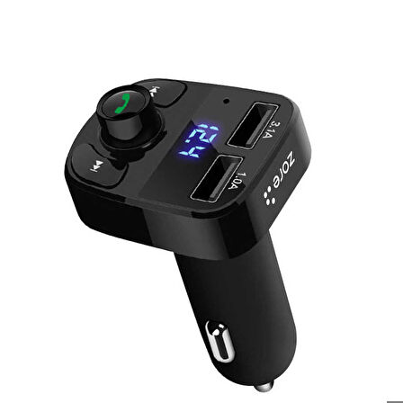 ZR-WP3C01 Bluetooth Transmitter Mp3 Araç Şarjı