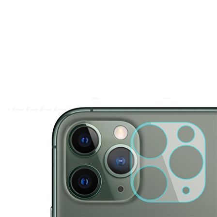 Apple iPhone 11 Pro Max Uyumlu 3D Full Kamera Koruyucu