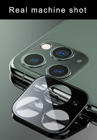 Apple iPhone 11 Pro Max Uyumlu CP-02 Metal Kamera Koruyucu