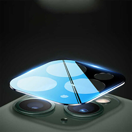 Apple iPhone 11 Pro Max Uyumlu CP-02 Metal Kamera Koruyucu