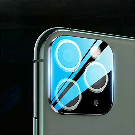 Apple iPhone 11 Pro Max Uyumlu CP-02 Metal Kamera Koruyucu
