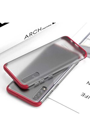 Samsung Galaxy A50S Uyumlu Kılıf Nili Kapak Kırmızı