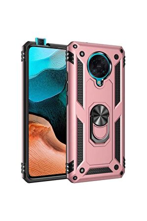 Xiaomi Redmi K30 Pro Uyumlu Kılıf Vega Kapak Rose Gold
