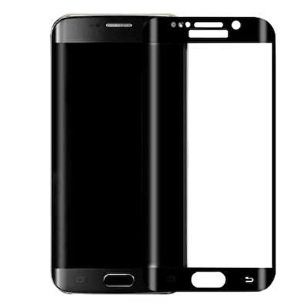 Samsung Galaxy S6 Edge Uyumlu Süper Pet Ekran Koruyucu Jelatin Siyah