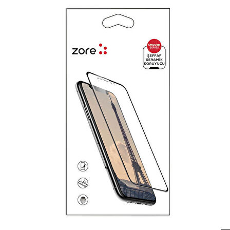 Apple iPhone 6 Uyumlu Seramik Ekran Koruyucu Beyaz