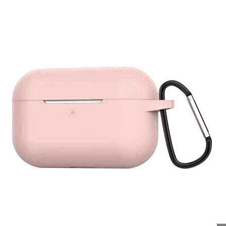 Apple Airpods Pro Uyumlu Kılıf Airbag Silikon Pembe Açık