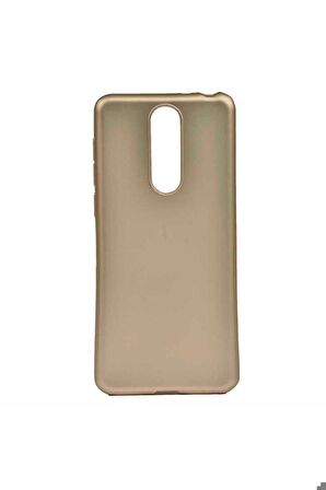 Alcatel 3 2019 Uyumlu Kılıf Premier Silikon Kapak Gold