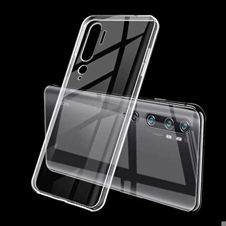 Xiaomi Mi Note 10 Uyumlu Kılıf Süper Silikon Kapak