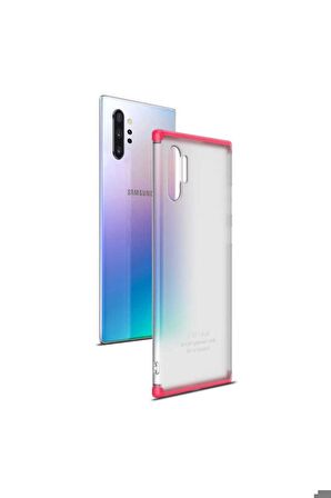 Samsung Galaxy Note 10 Plus Uyumlu Kılıf Nili Kapak Kırmızı