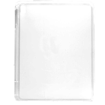 Apple iPad Pro 11 2018 Uyumlu Kalemli Tablet Silikon Renksiz