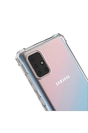 Samsung Galaxy A71 Uyumlu Kılıf Nitro Anti Shock Silikon