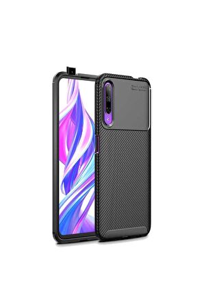 Huawei P Smart Pro 2019 Uyumlu Kılıf Negro Silikon Kapak Siyah