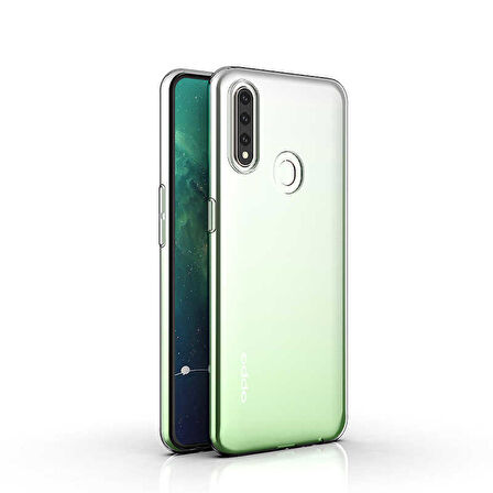 Oppo A31 Uyumlu Kılıf Süper Silikon Kapak