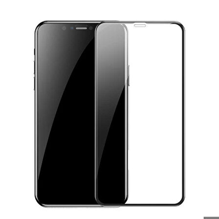 Apple iPhone 11 Uyumlu Kenarları Kırılmaya Dayanıklı Cam Ekran Koruyucu