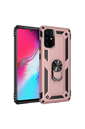 Samsung Galaxy S20 Plus Uyumlu Kılıf Vega Kapak Rose Gold