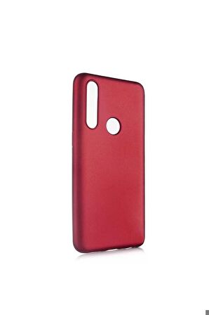 Oppo A31 Uyumlu Kılıf Premier Silikon Kapak Mürdüm