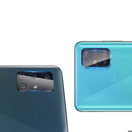 Samsung Galaxy A51 Uyumlu Nano Kamera Koruyucu