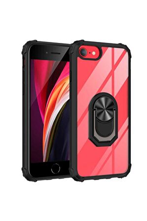 Apple iPhone SE 2020 Uyumlu Kılıf Mola Kapak Siyah