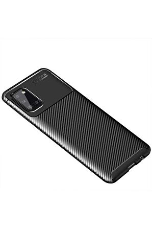Samsung Galaxy A31 Uyumlu Kılıf Negro Silikon Kapak Siyah