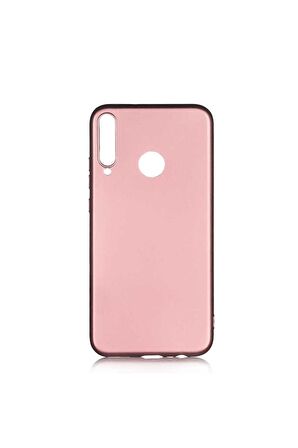 Huawei P40 Lite E Uyumlu Kılıf Premier Silikon Kapak Rose Gold