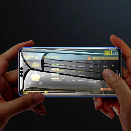 Huawei Mate 20 Lite Uyumlu New 5D Privacy Temperli Ekran Koruyucu