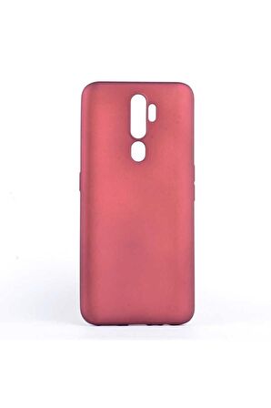 Oppo A9 2020 Uyumlu Kılıf Premier Silikon Kapak Mürdüm