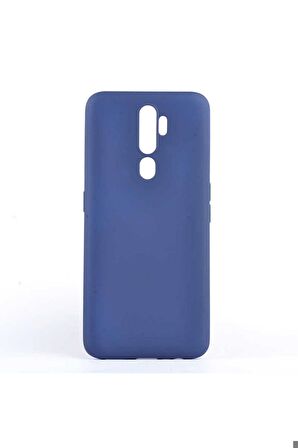 Oppo A9 2020 Uyumlu Kılıf Premier Silikon Kapak Lacivert