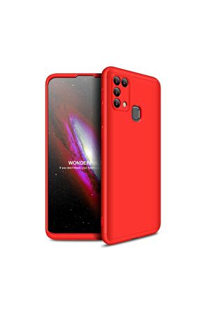 Samsung Galaxy M31 Uyumlu Kılıf Ays Kapak Kırmızı