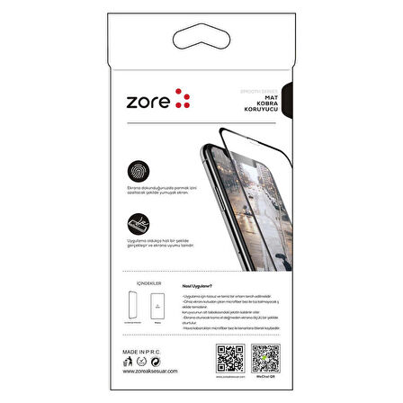 Oppo Reno 2Z Uyumlu Mat Kobra Ekran Koruyucu