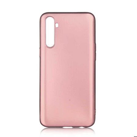 Realme 6 Pro Uyumlu Kılıf Premier Silikon Kapak Rose Gold