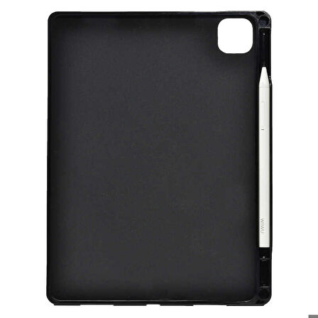 Apple iPad Pro 11 2020 (2.Nesil) Uyumlu Kalemli Tablet Silikon Siyah