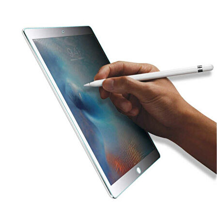 Apple iPad 9.7 2018 (6.Nesil) Uyumlu Tablet Privacy Temperli Cam Ekran Koruyucu