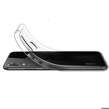 Huawei P20 Lite Uyumlu Kılıf Süper Silikon Kapak