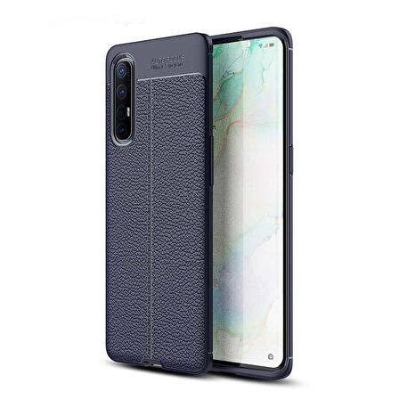 Oppo Reno 3 Pro 5G Uyumlu Kılıf Niss Silikon Kapak Lacivert