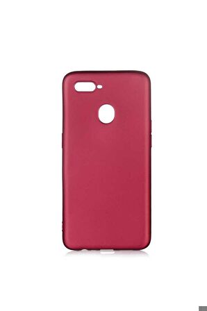 Oppo A12 Uyumlu Kılıf Premier Silikon Kapak Mürdüm