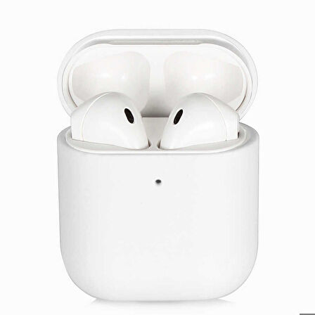 Apple Airpods Uyumlu Kılıf Silk Silikon Beyaz