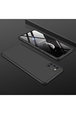 Samsung Galaxy A31 Uyumlu Kılıf Ays Kapak Siyah