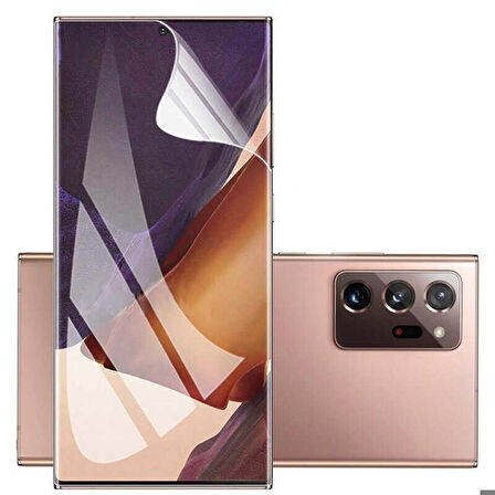 Samsung Galaxy Note 20 Ultra Uyumlu Süper Pet Ekran Koruyucu Jelatin
