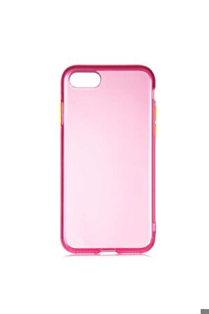 Apple iPhone 7 Uyumlu Kılıf Bistro Kapak Pembe