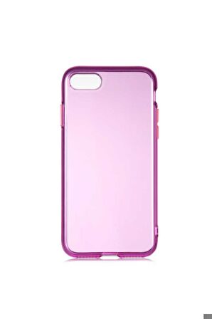 Apple iPhone 8 Uyumlu Kılıf Bistro Kapak Mor