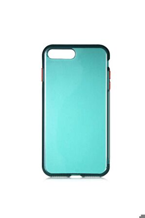 Apple iPhone 8 Plus Uyumlu Kılıf Bistro Kapak Koyu Yeşil
