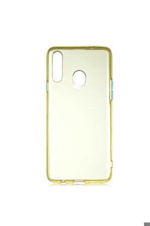 Samsung Galaxy A20S Uyumlu Kılıf Bistro Kapak Sarı