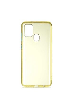 Samsung Galaxy A21S Uyumlu Kılıf Bistro Kapak Sarı