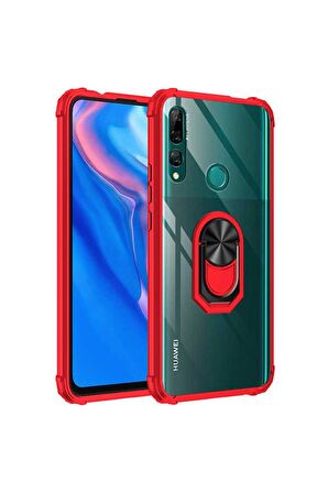 Huawei Y9 Prime 2019 Uyumlu Kılıf Mola Kapak Kırmızı