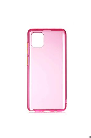 Samsung Galaxy A81 (Note 10 Lite) Uyumlu Kılıf Bistro Kapak Pembe
