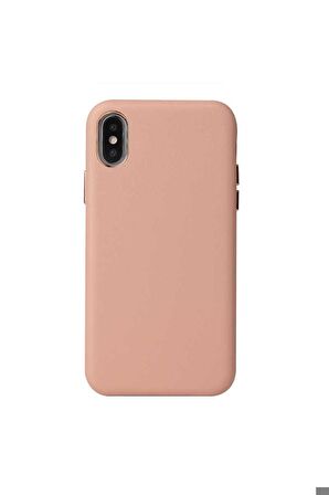 Apple iPhone XS Uyumlu Kılıf Eyzi Kapak Pembe