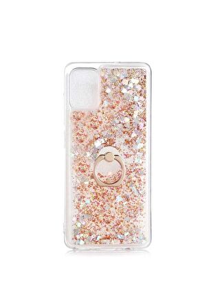 Samsung Galaxy A51 Uyumlu Kılıf Milce Kapak Gold